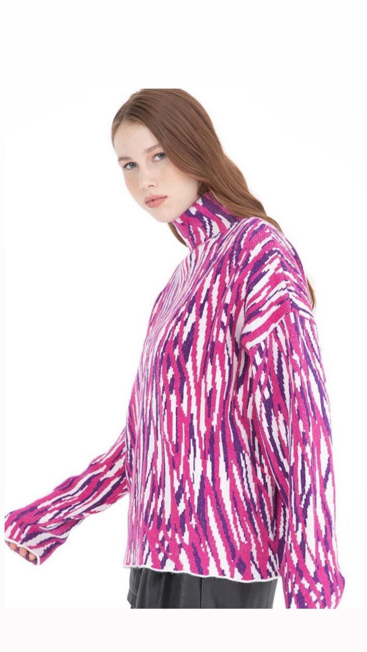  Triko Kazak Pembe