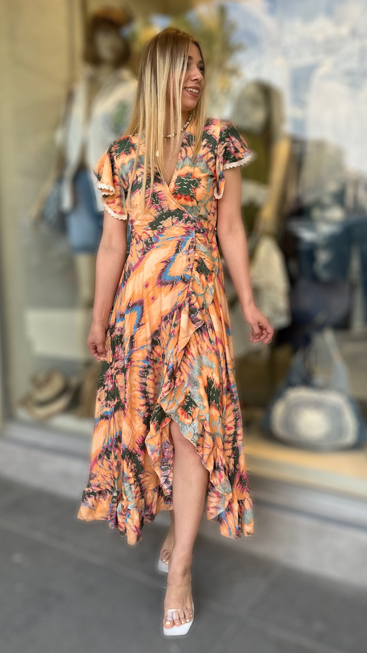 Batik Kruvaze Elbise