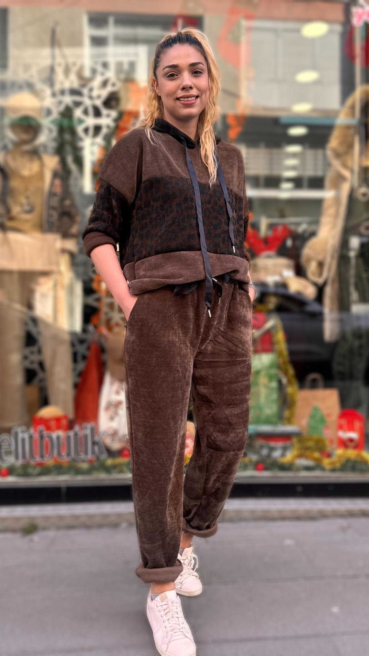 İthal Leopar Detay Takım