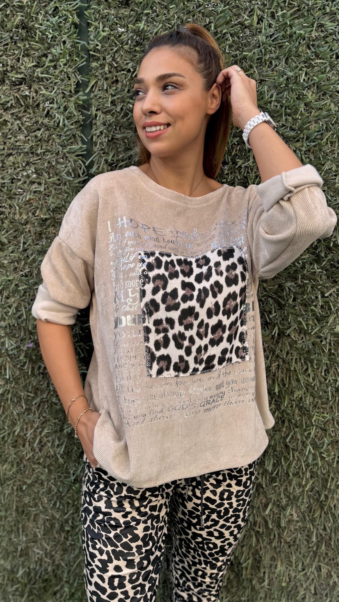 İthal Leopar Kadife 