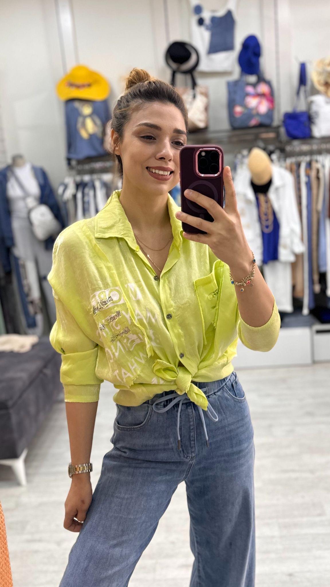 İthal Neon Gömlek