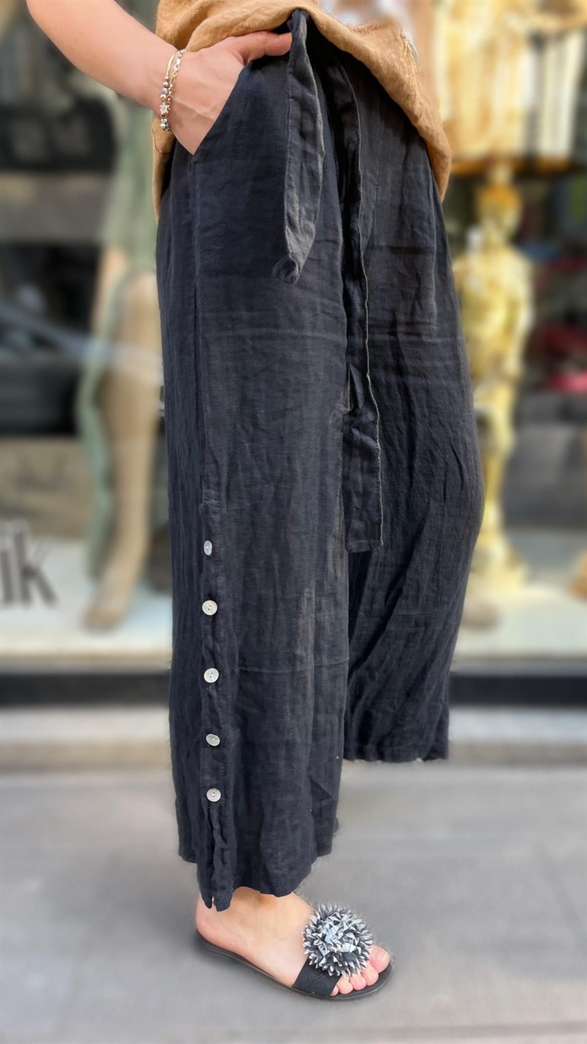İthal Pantolon Düğmeli