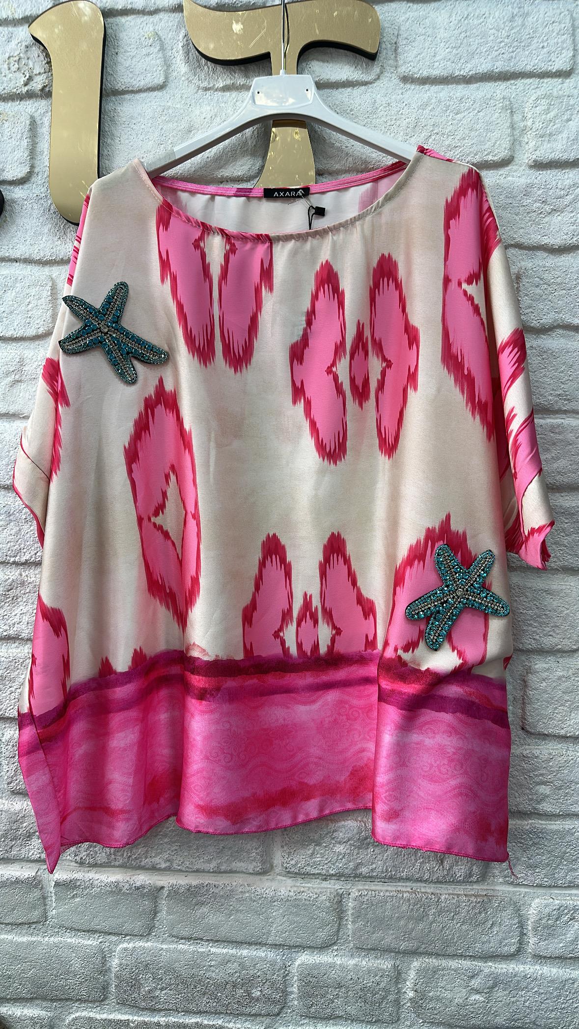 İthal Pembe Desen Yıldız Detay 
