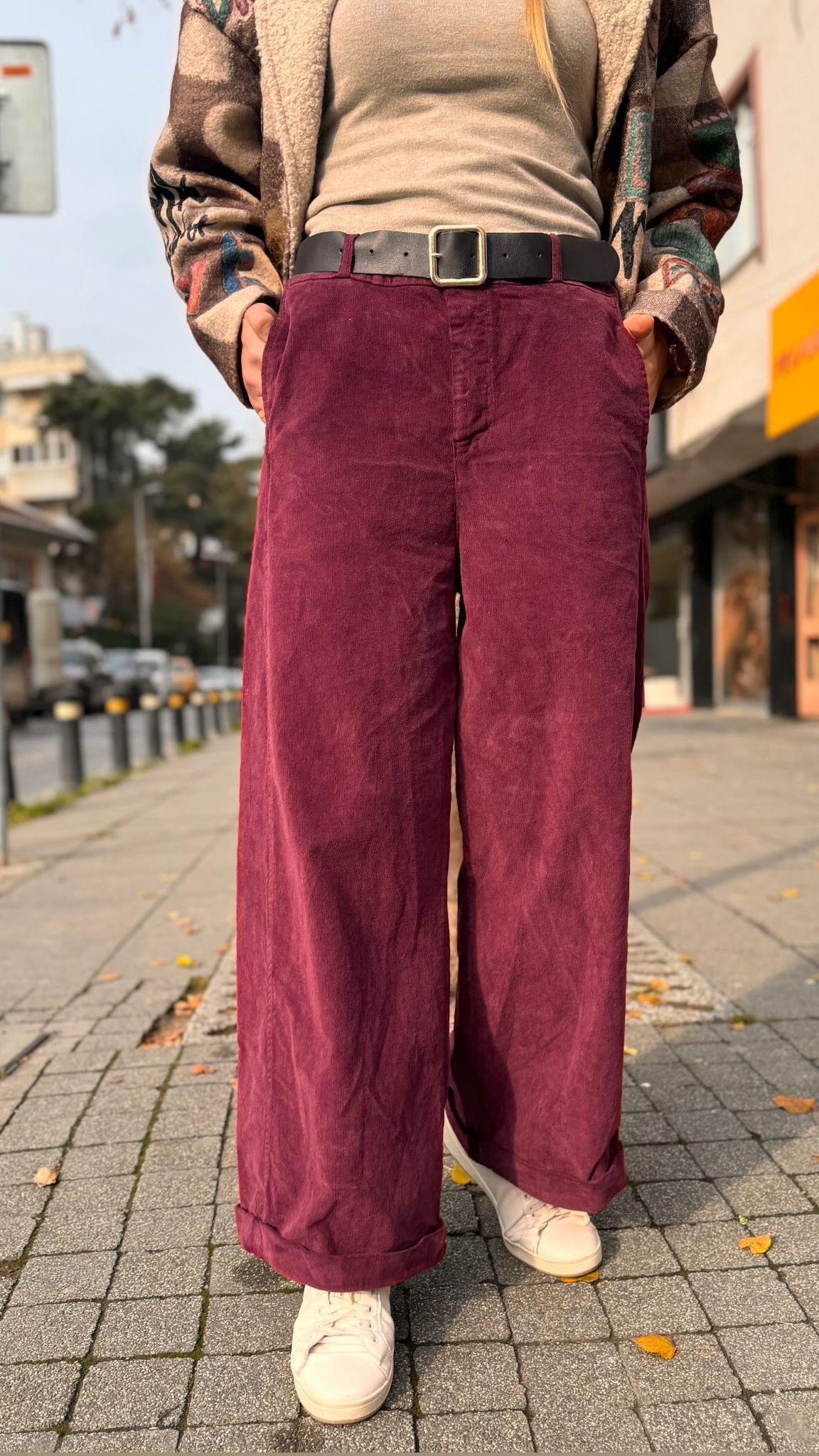 Kadife İthal Pantolon   
