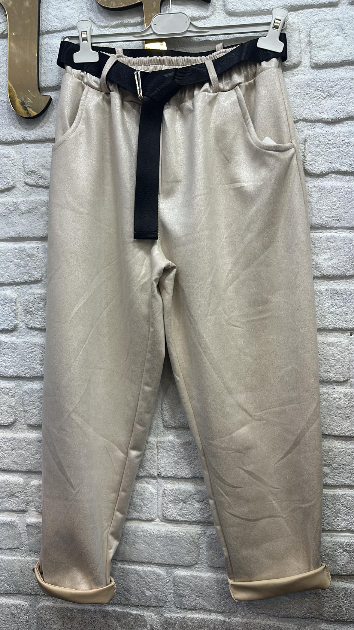 Krem İthal Pantolon 