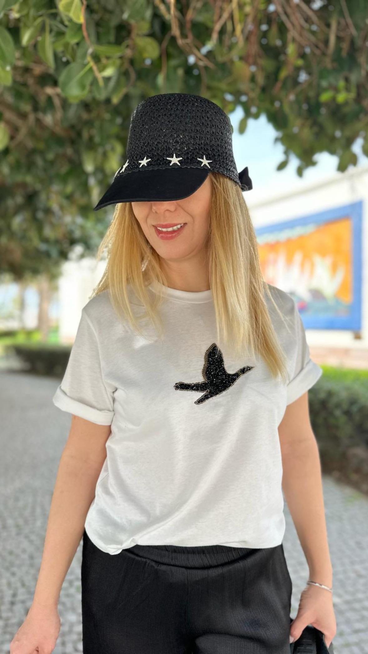 Kuşlu Tshirt 