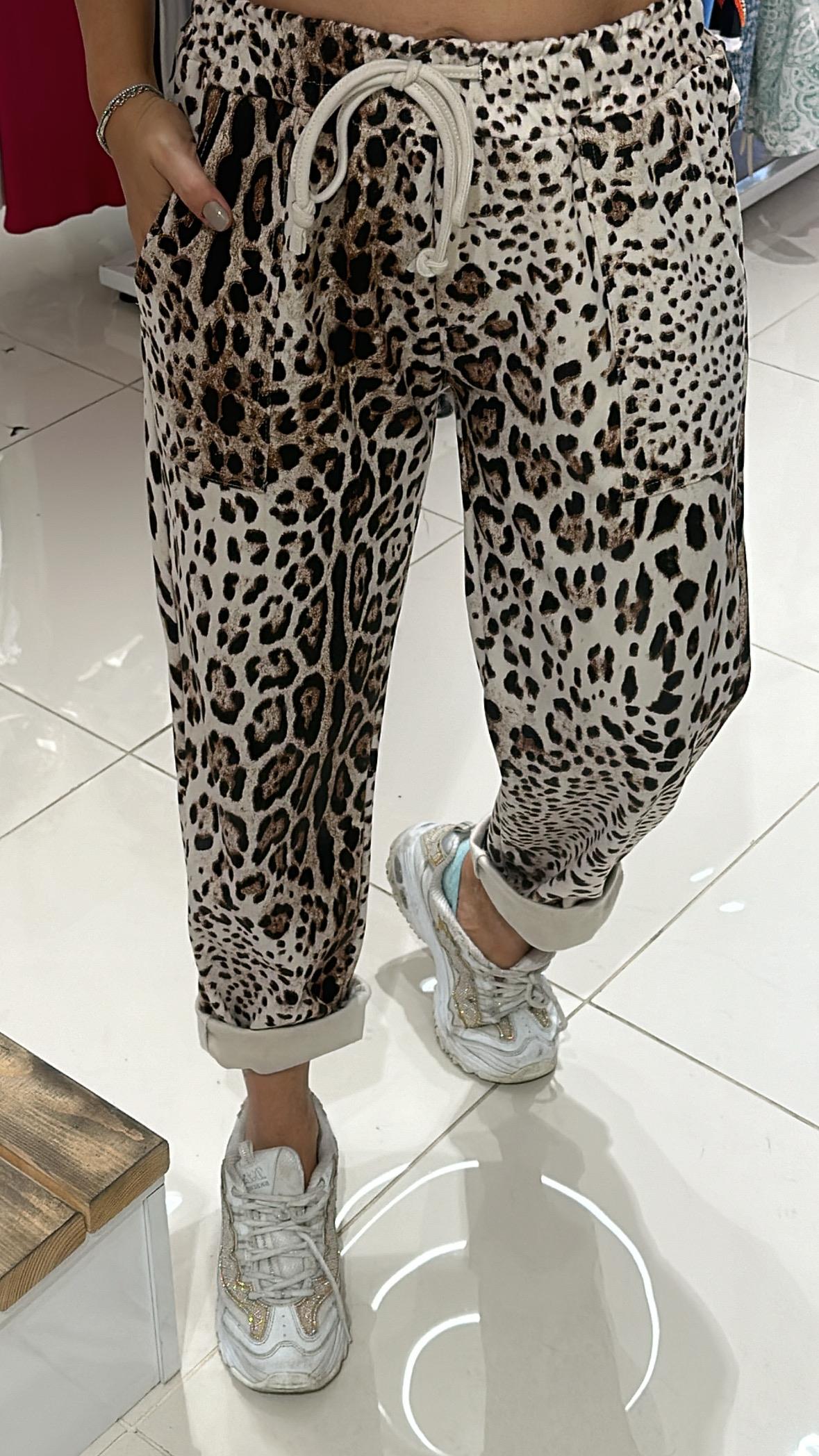 Leopar Pantolon Yumuşak