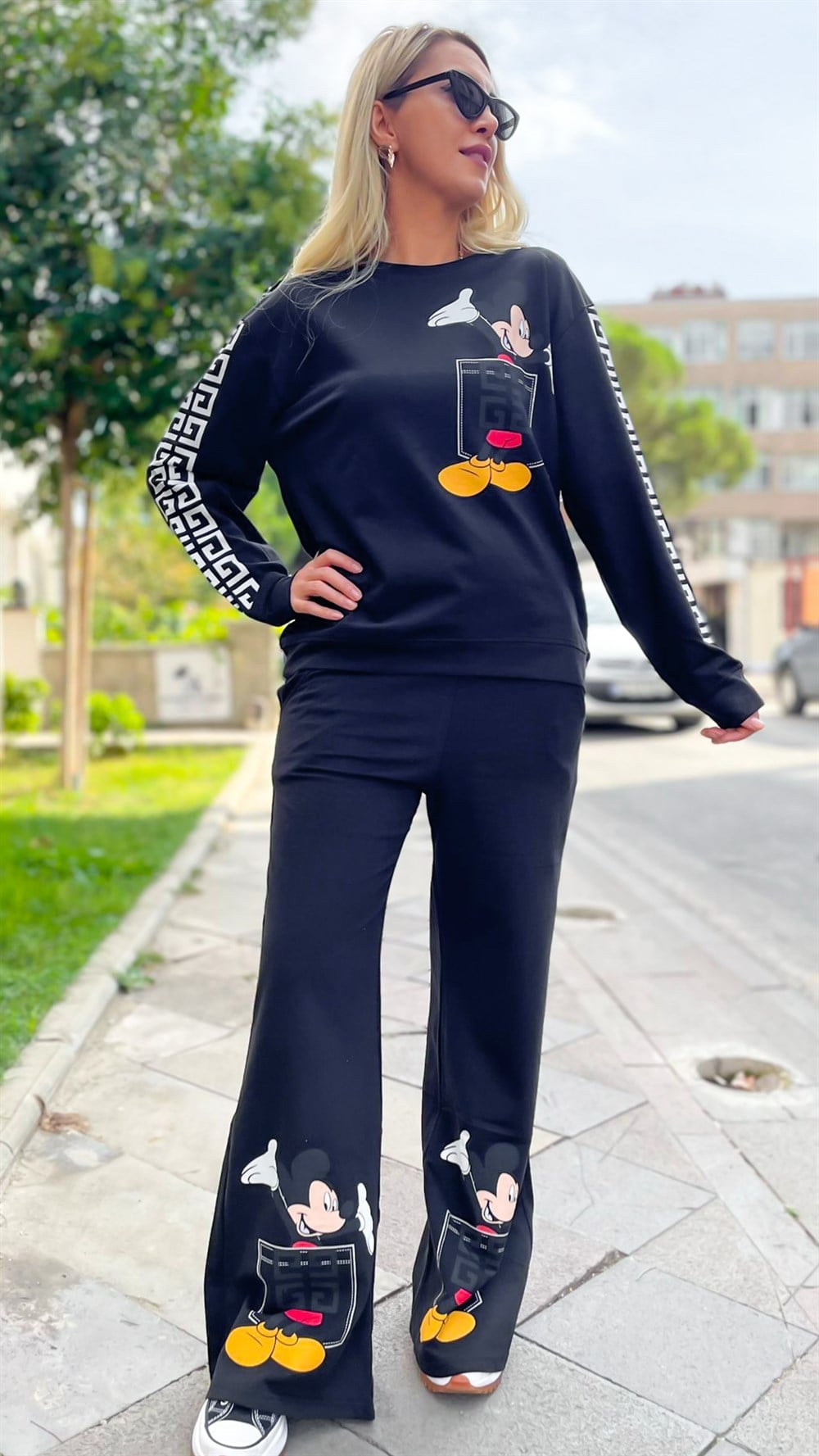 Mickey Eşofman Tk Salaş Siyah