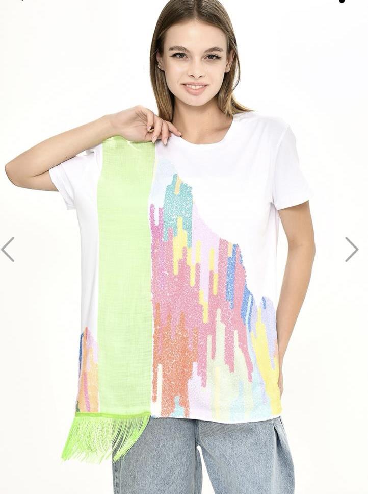 Tasarım Tshirt Püsküllü