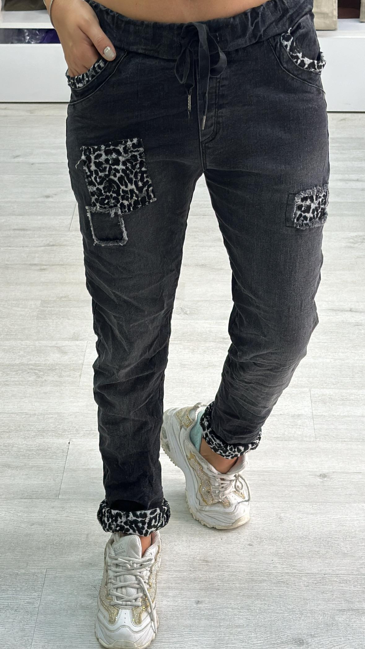  İthal Pantolon Leopar Cep 