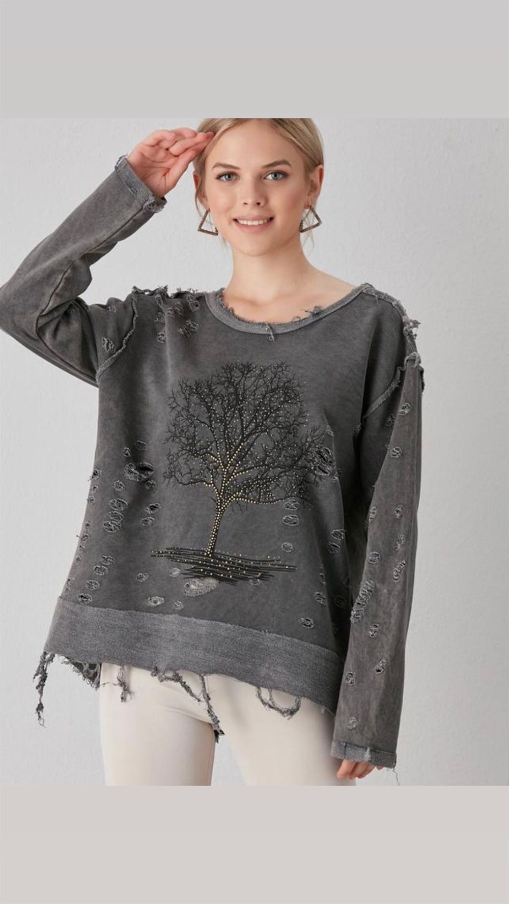 Ağaçlı Sweat