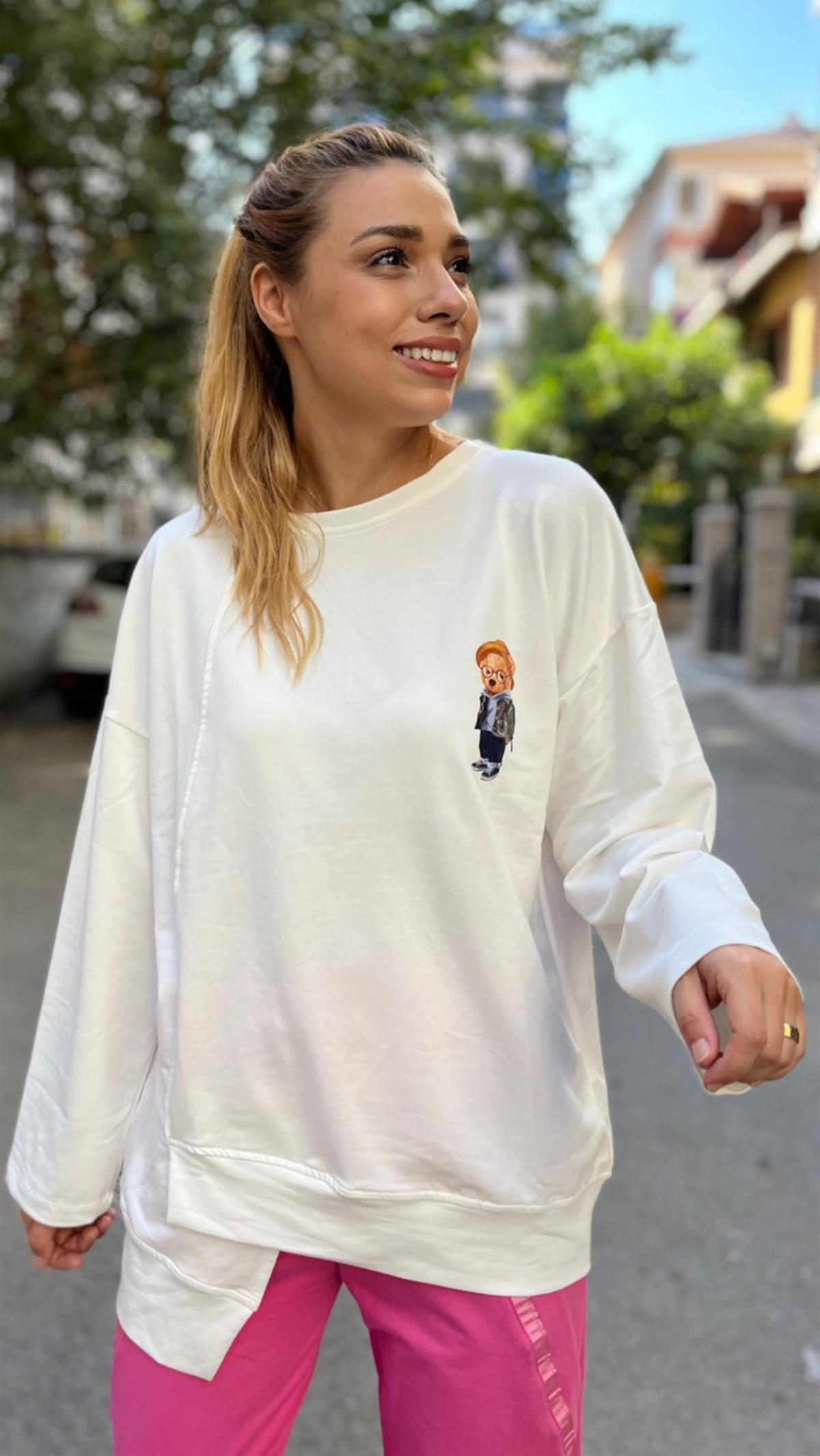 Ayıcıklı Sweatshirt