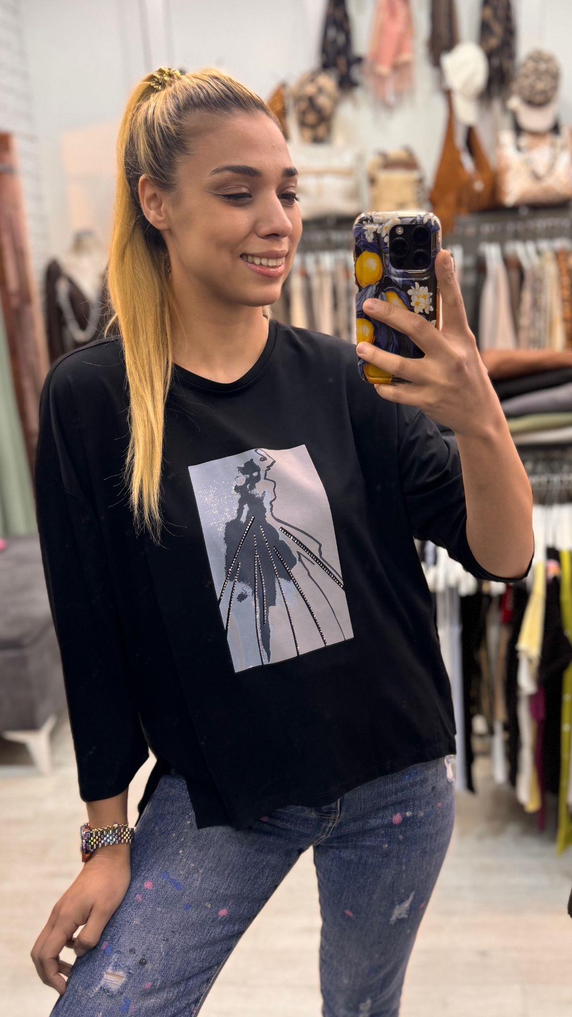 Baskıli Sweatshirt