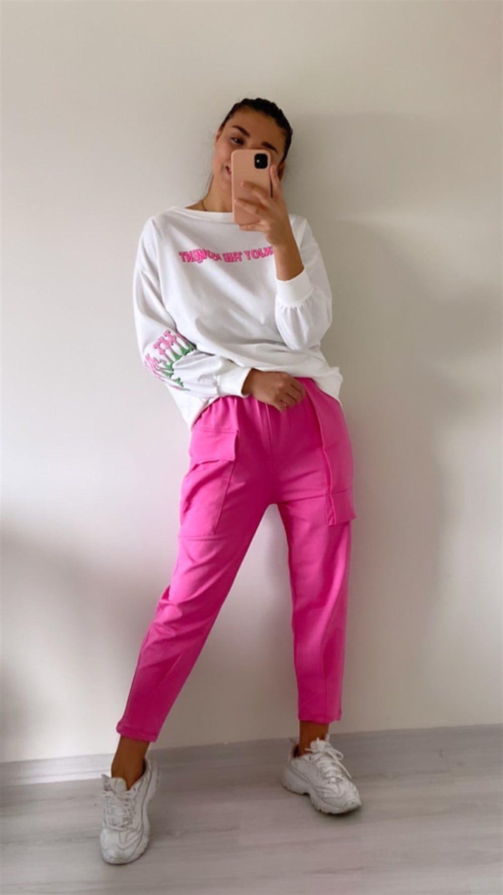 Cepli Eşofman Pembe