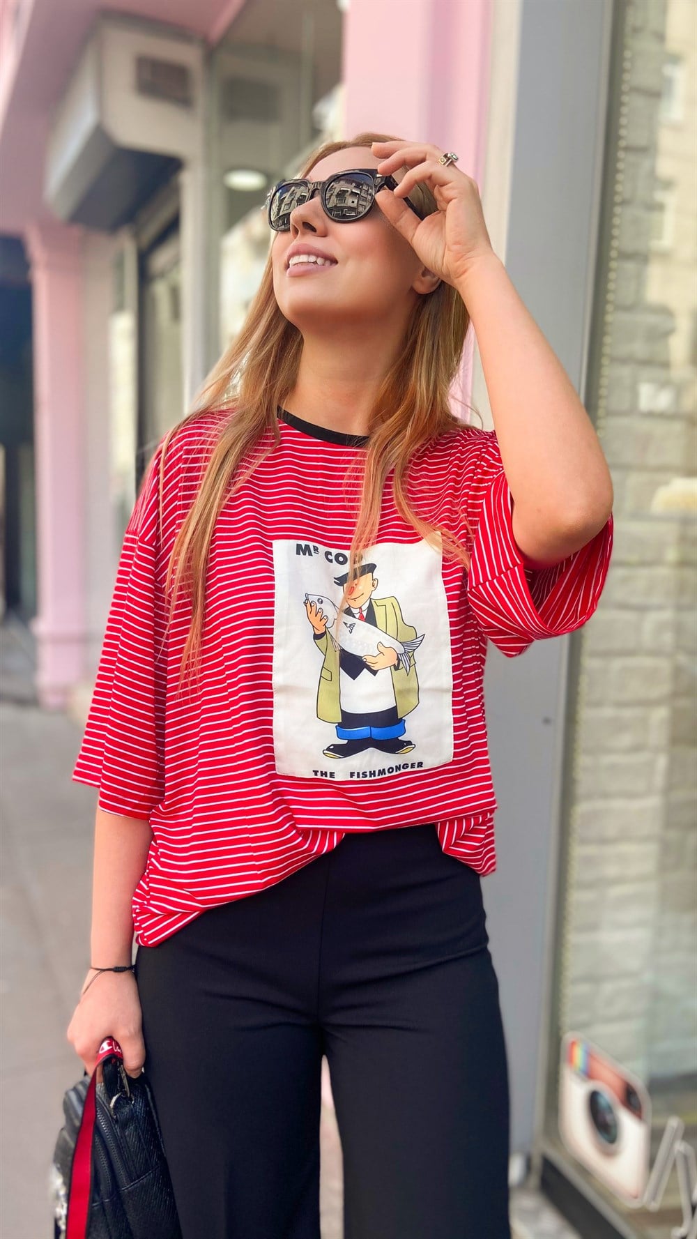 Çizgili Salaş T-shirt