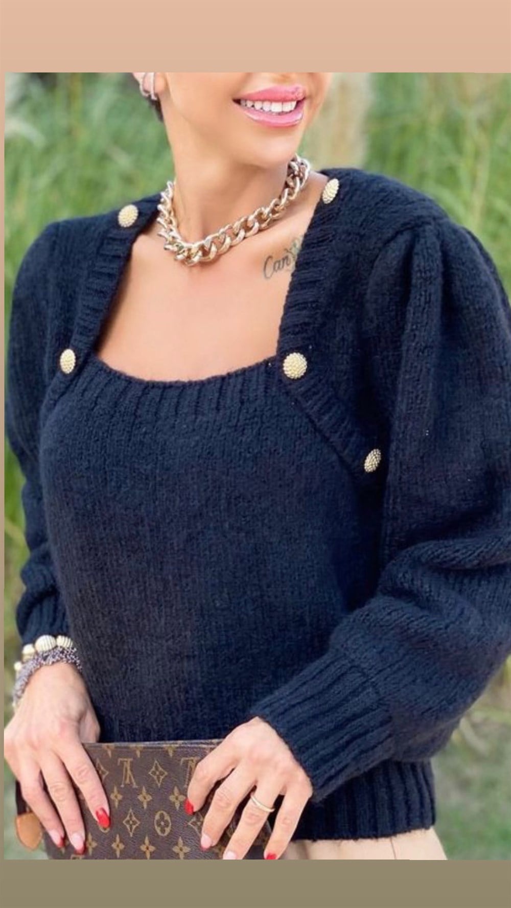 Düğmeli Kazak