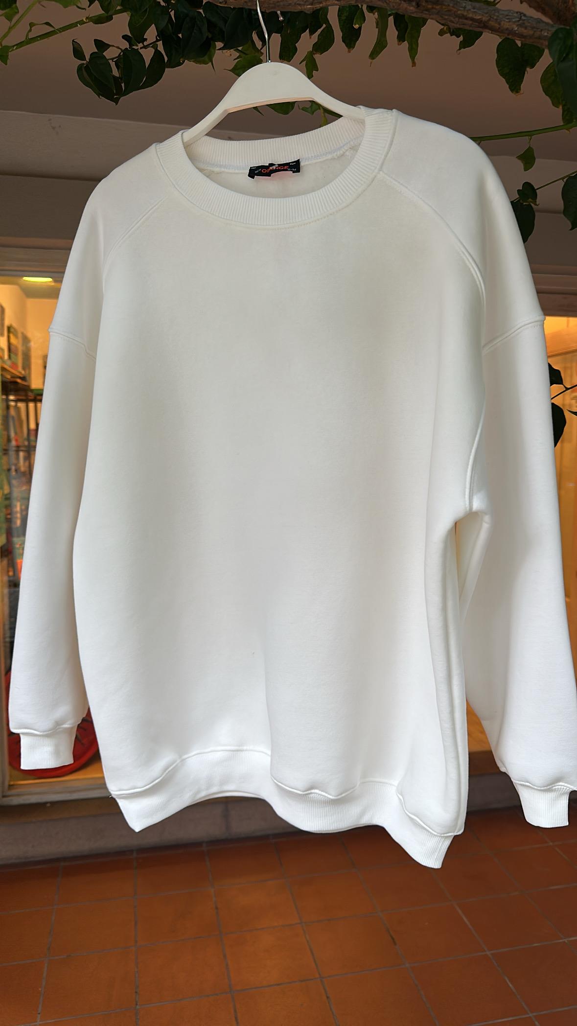 Düz Renk Sweatshirt