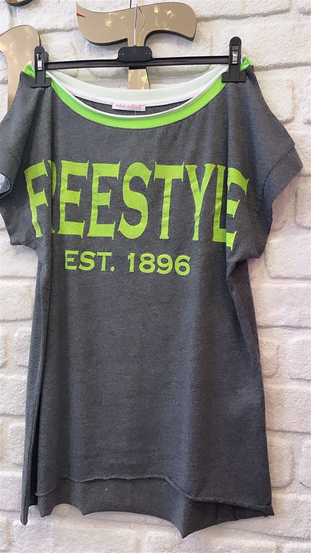 Freestyle Kayık Yaka T-Shirt