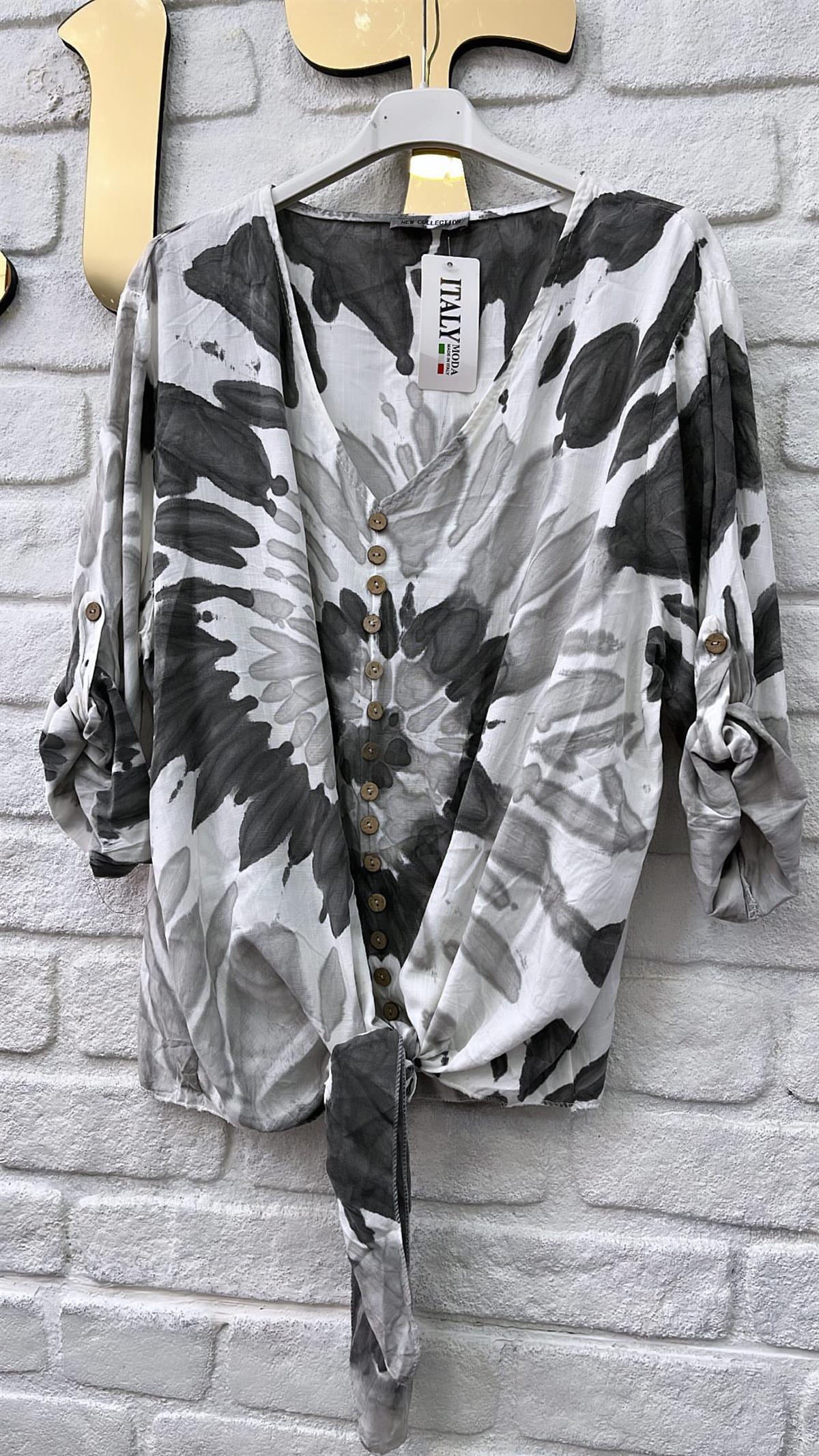 İthal Batik Desen Bluz