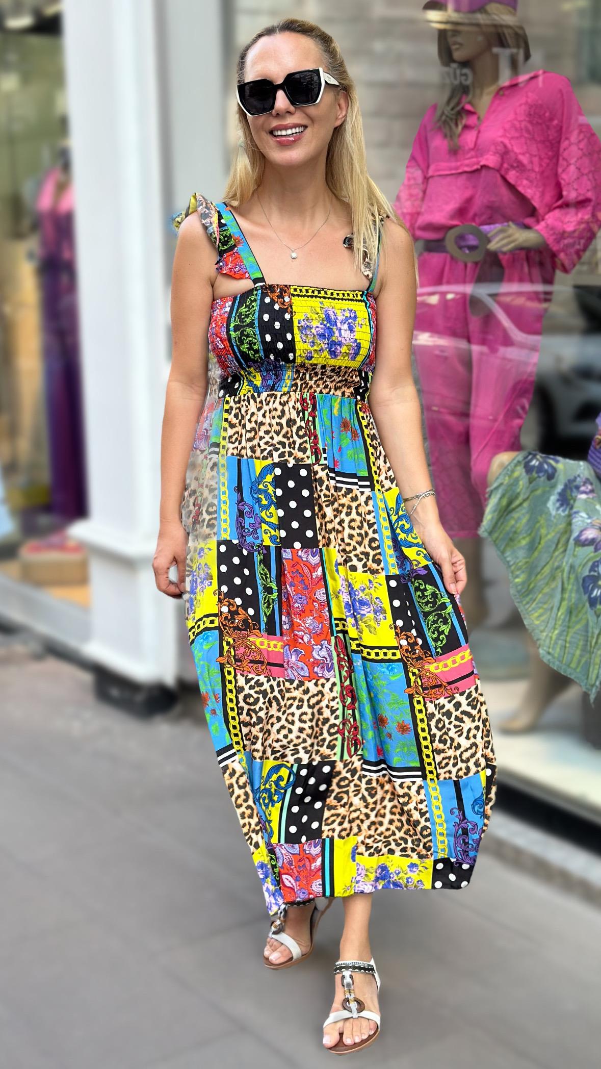 İthal Elbise Leoparli
