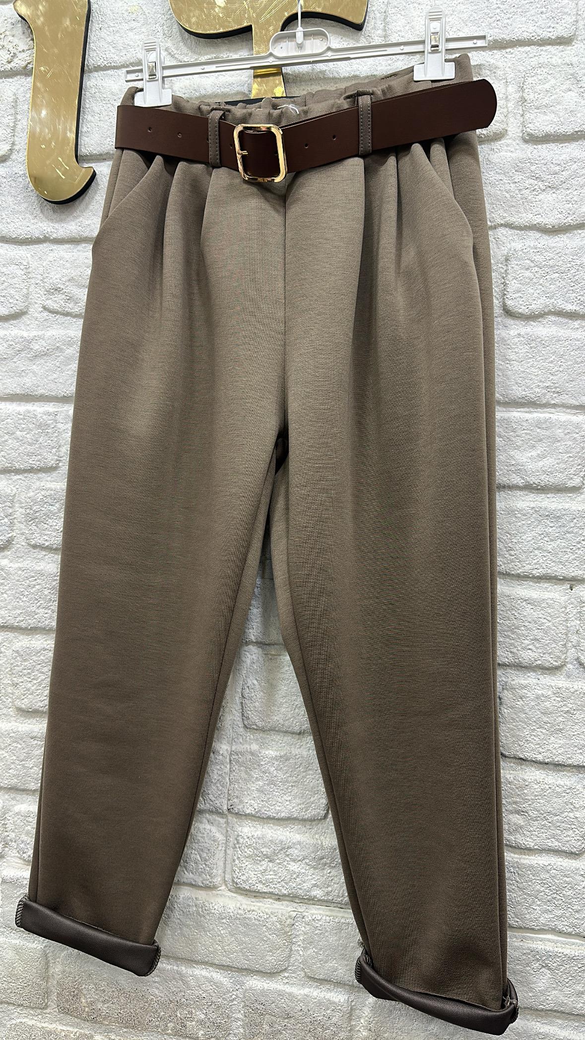İthal Kemerli Pantolon   