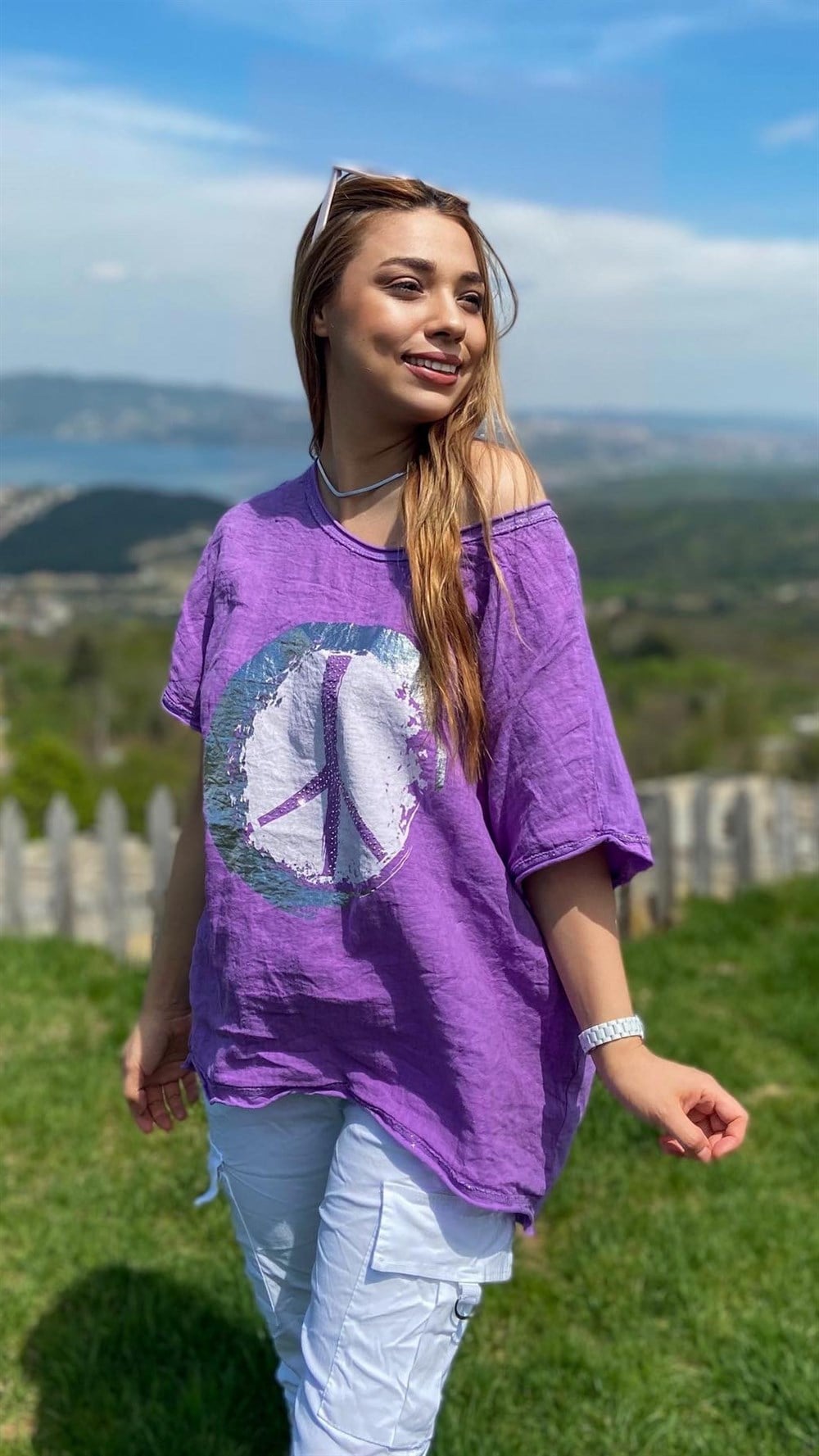 İthal Keten Salaş Bluz