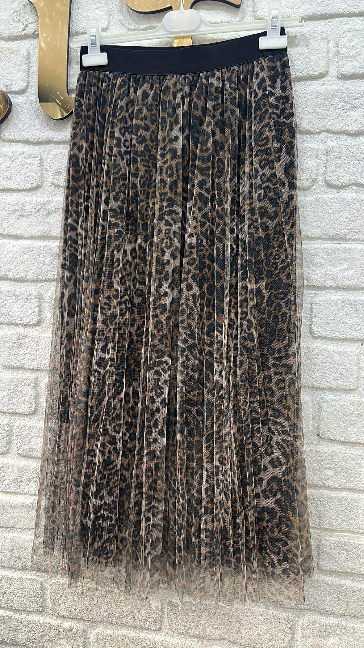 İthal Leopar Etek