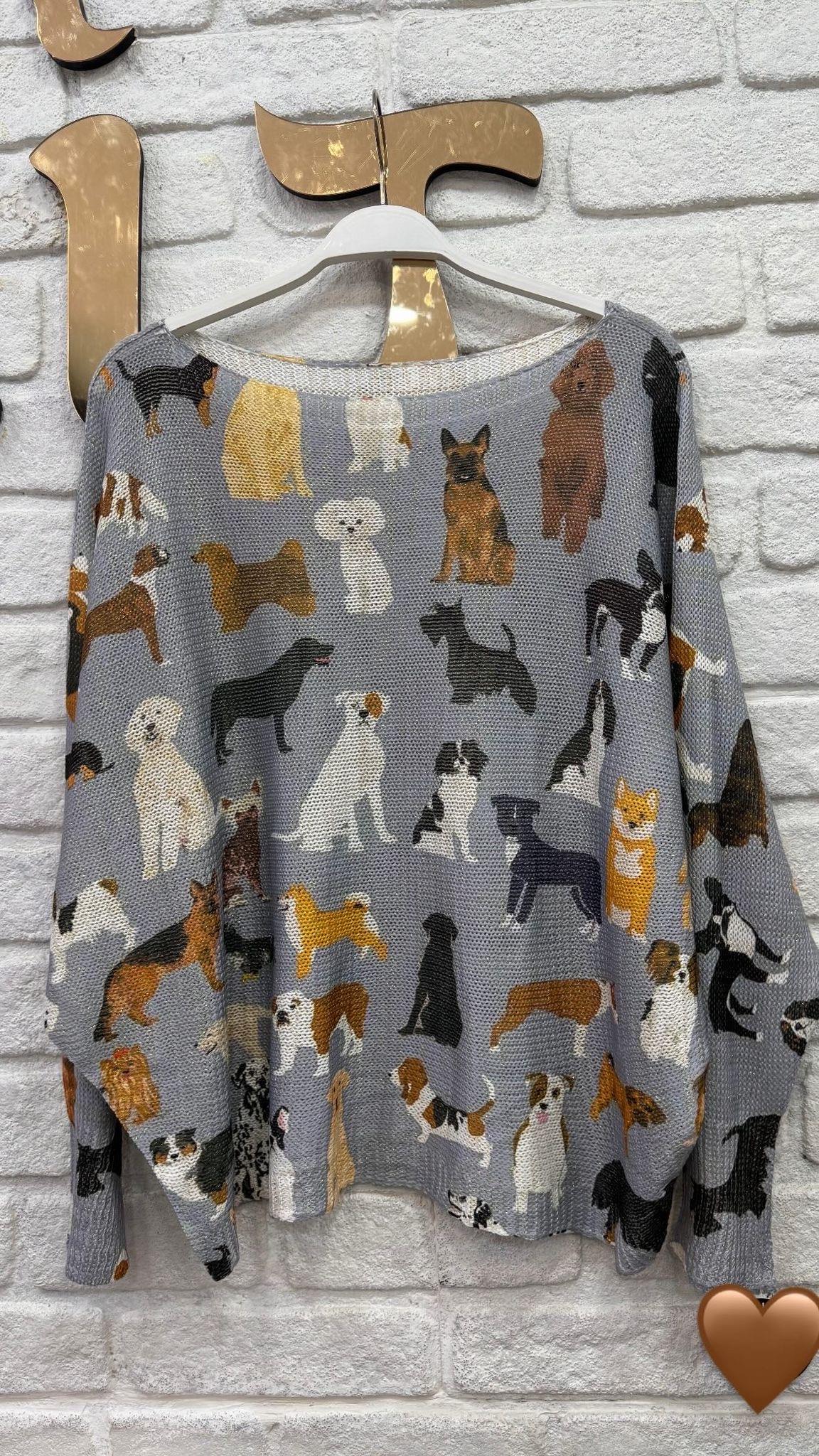 İthal Merserize Köpekli Bluz 