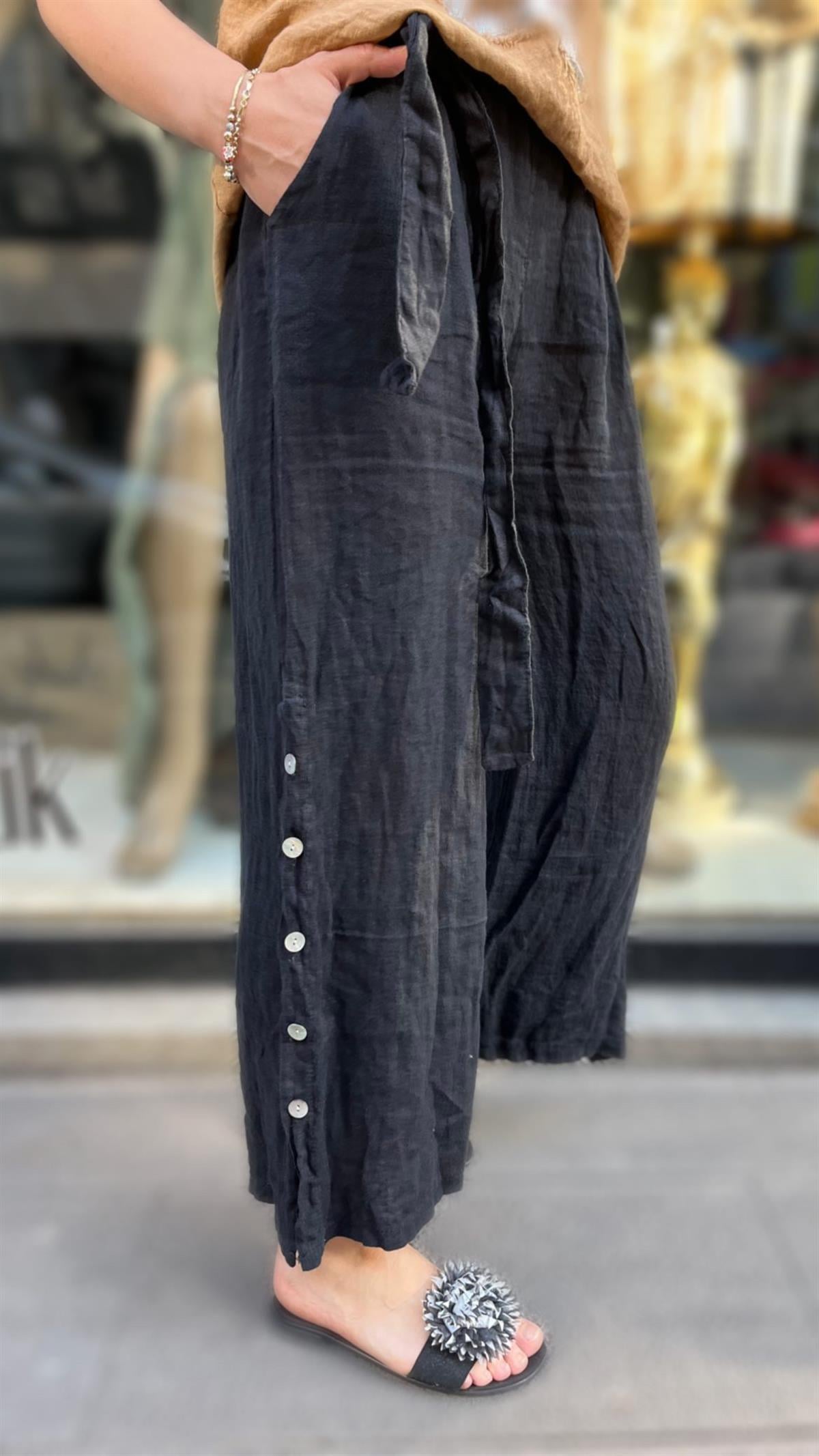 İthal Pantolon Düğmeli