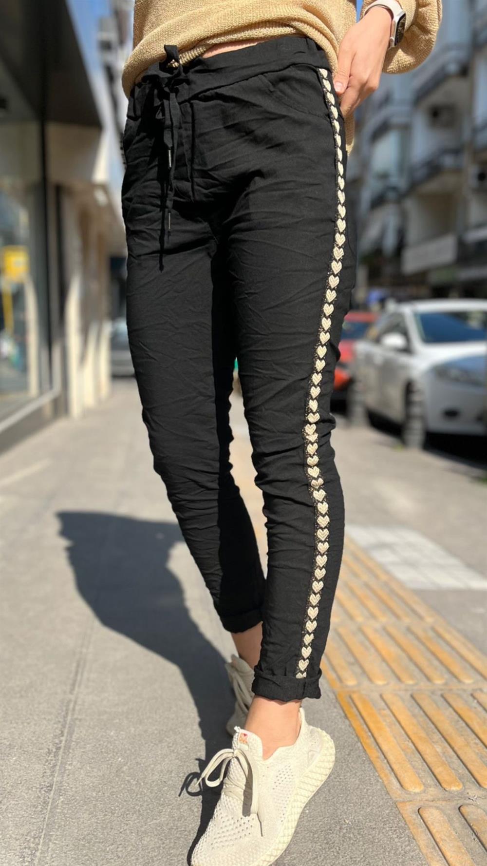 İthal Pantolon Kalpli