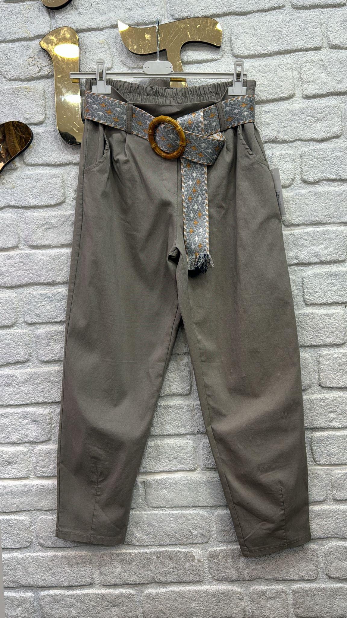 İthal Pantolon Kemeri Desenli