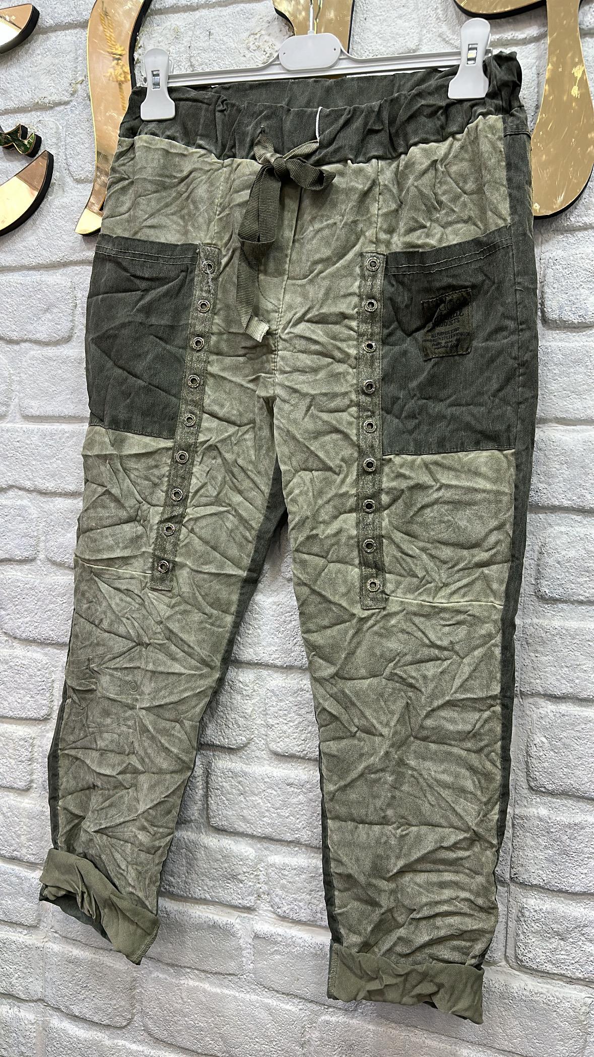 İthal Pantolon Önü Kuş Gözü