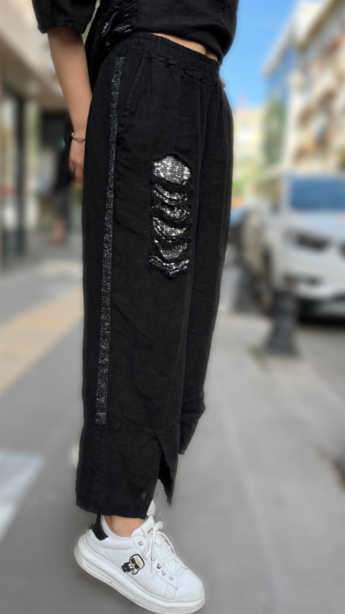 İthal Pantolon Pul Detay