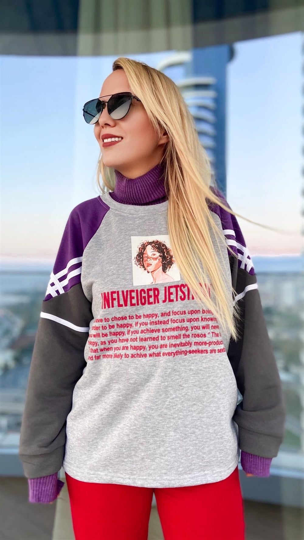 Jetstrty Boğazlı Sweatshirt 