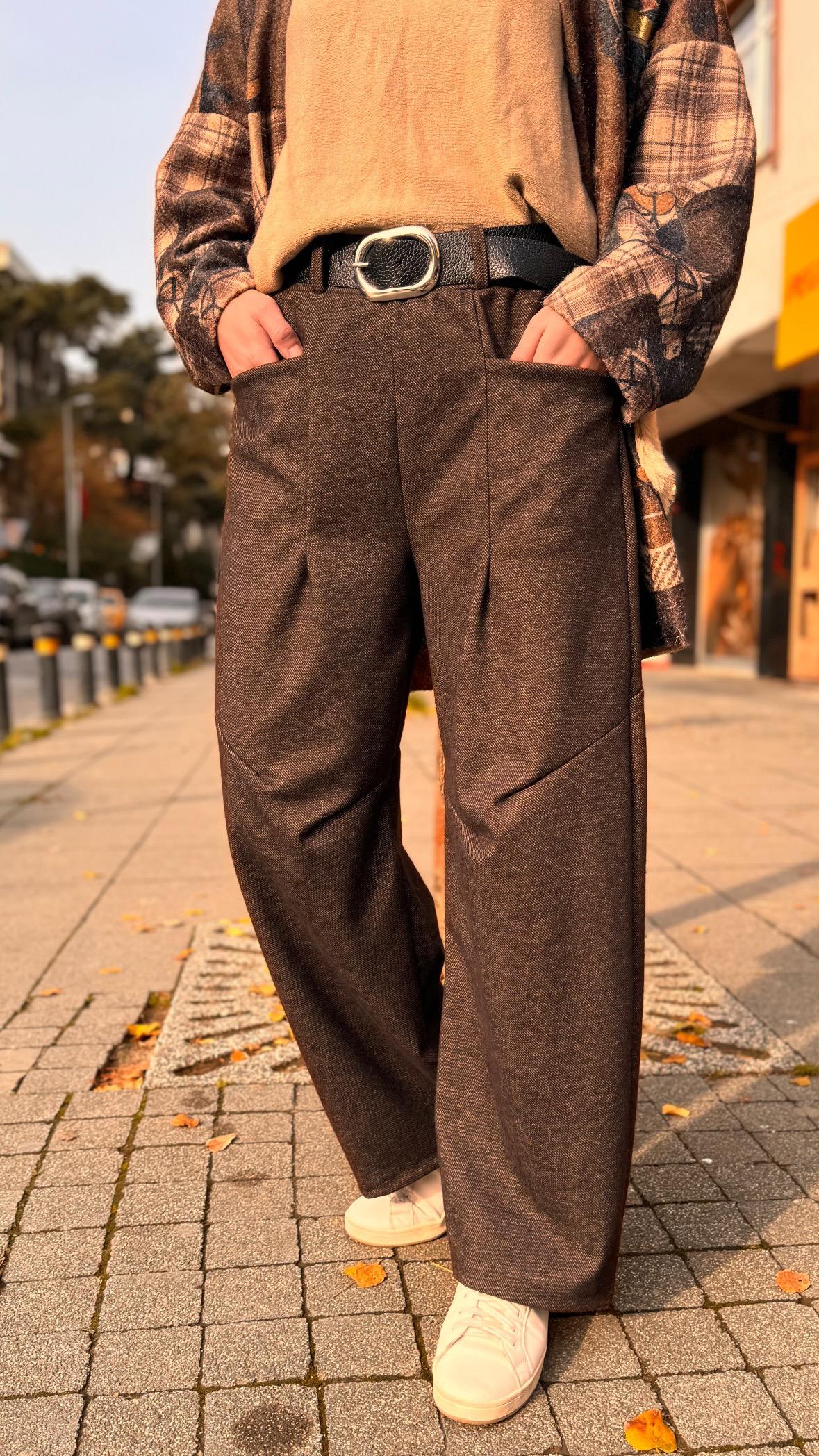 Kaşe Balon Pantolon  