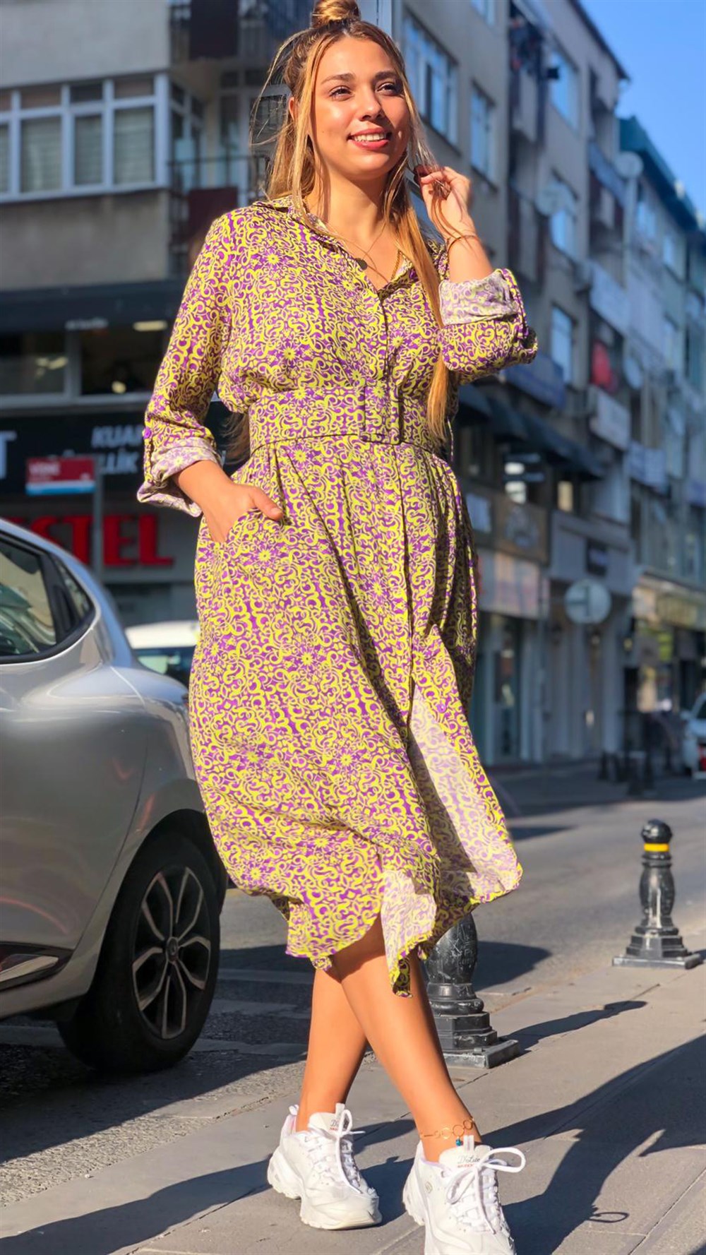 Kemerli Elbise
