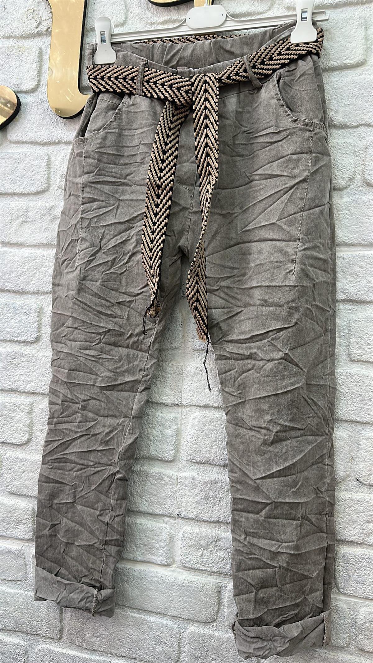 Kemerli İthal  Pantolon