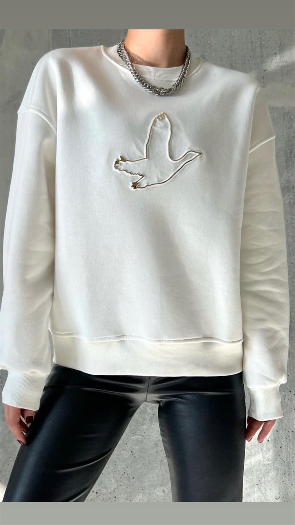 Kuşlu Sweat 