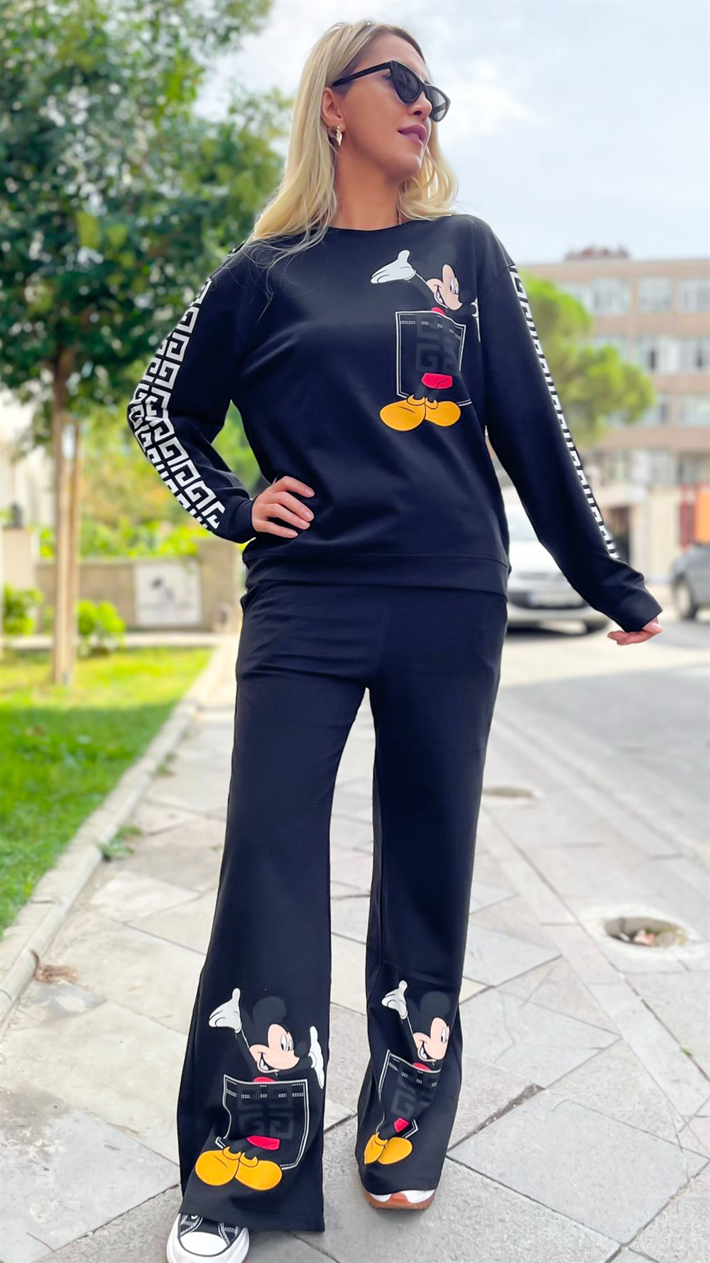 Mickey Eşofman Tk Salaş Siyah