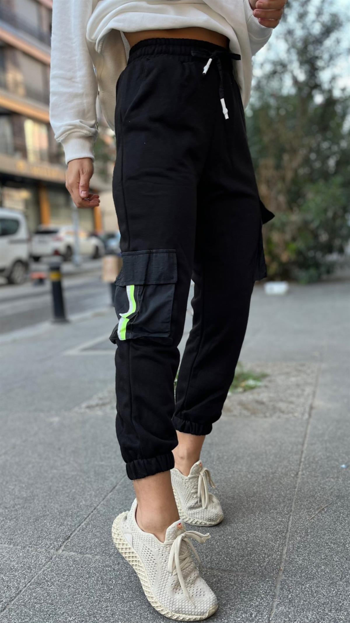 Neon Cepli Eşofman Altı 