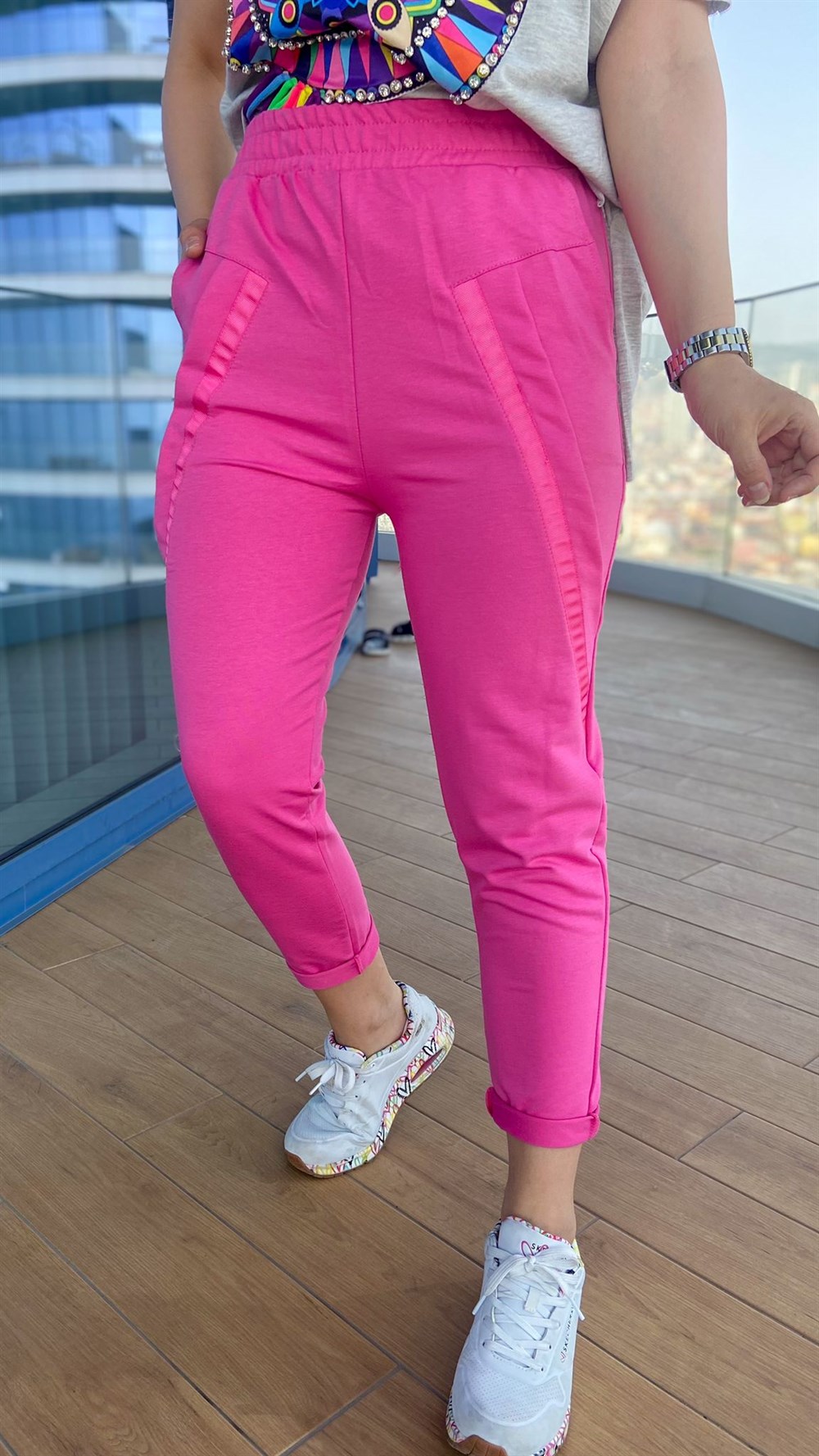 Pembe  Eşofman 2