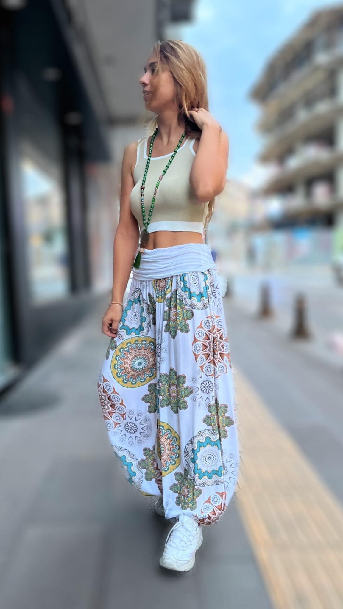 Şalvar Pantolon Desenli