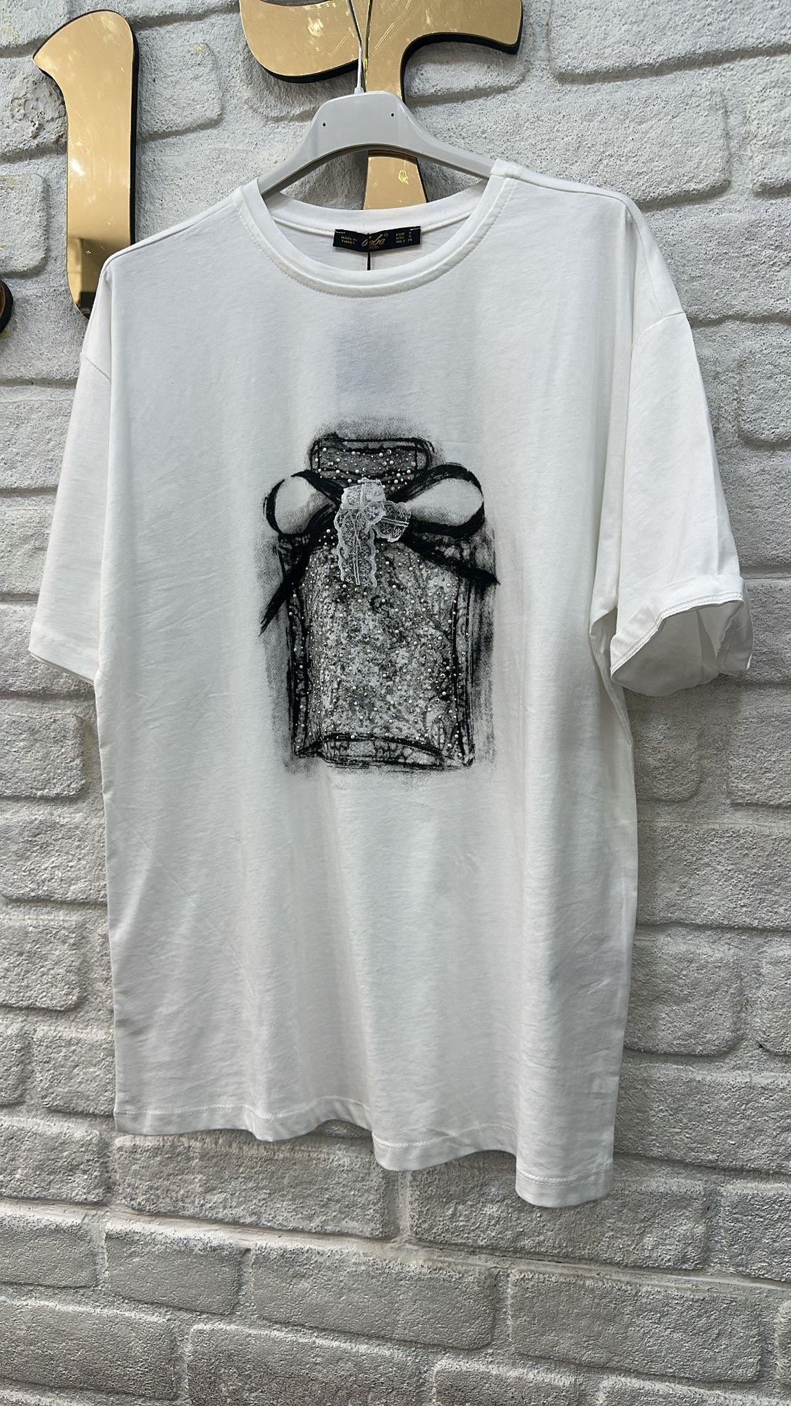 Taş Detaylı Tshirt 