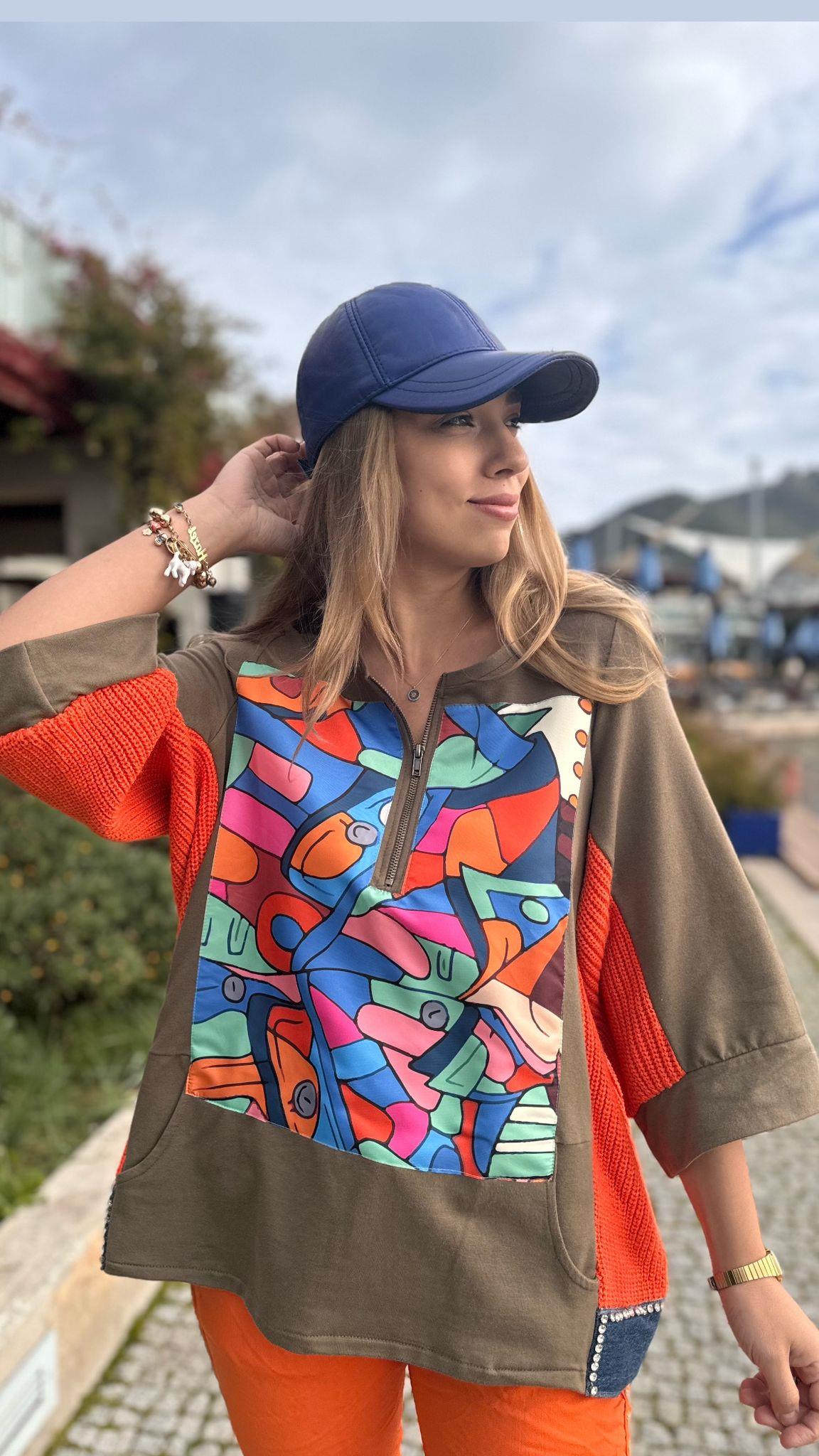 Tasarım Sweatshirt Renkli