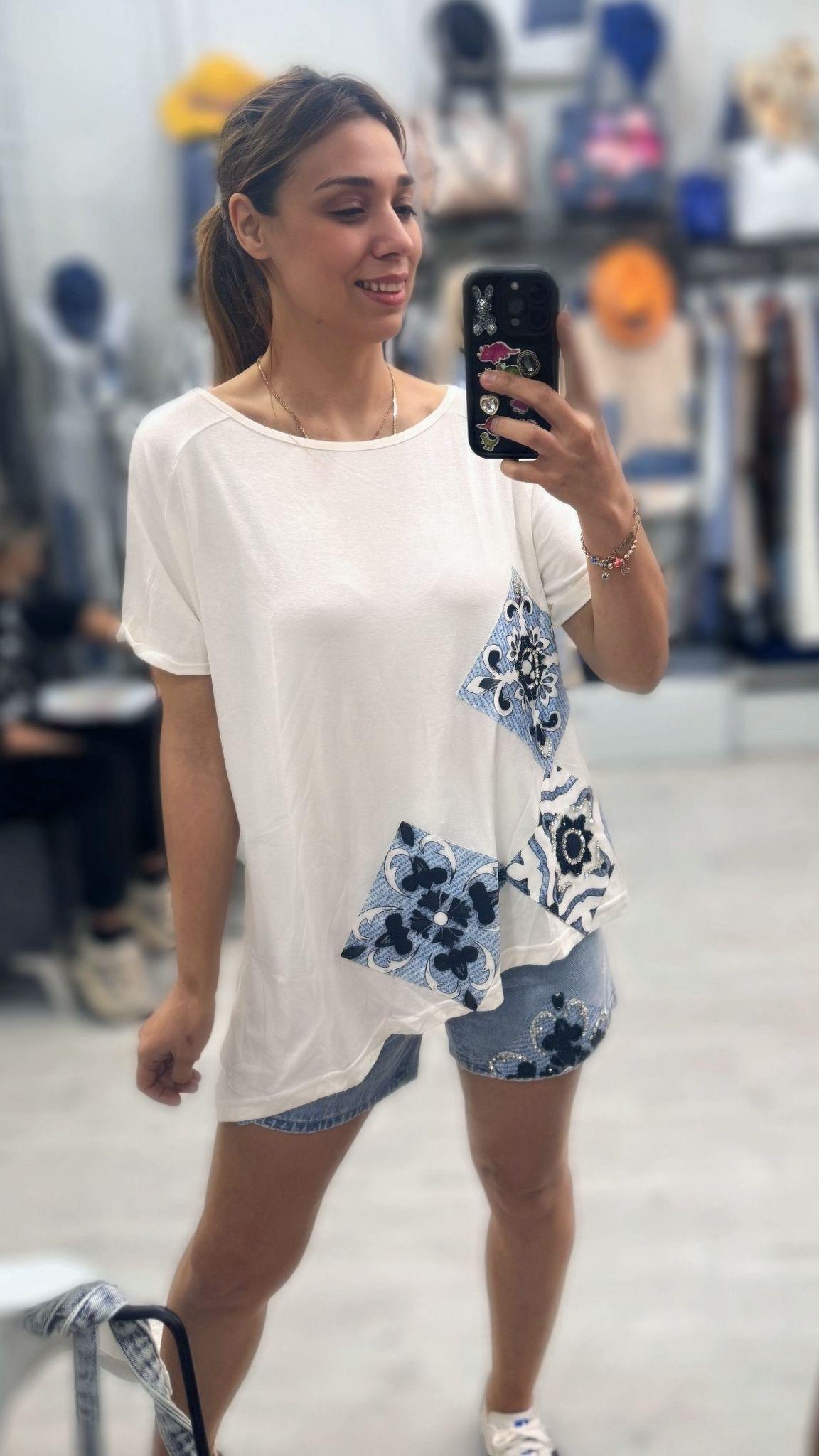 Taşli Tasarım Bluz 
