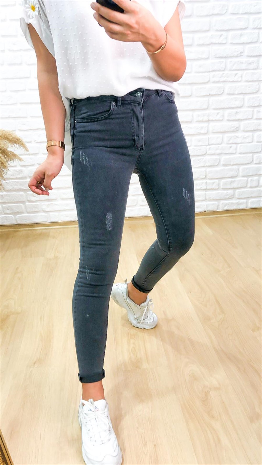 Yüksek Bel Skinny Jean