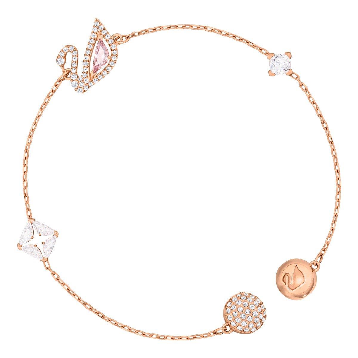 MarkasızDazzling Swan:Bileklik, Pembe Altin Kaplama S | ÜnçerlerDazzling Swan:Bileklik, Pembe Altin Kaplama S