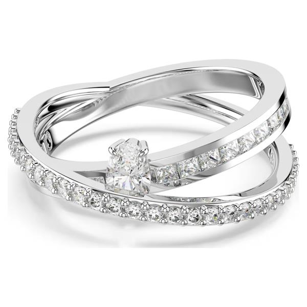 MarkasızHYPRBL:RING 2 ROW WHITE/RHS 60---