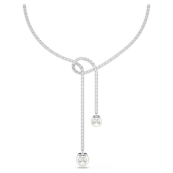MarkasızMATRIX:NECKLACE PEARL WHITE/RHS---
