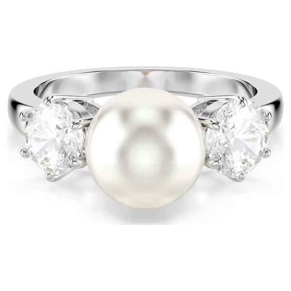 MarkasızMATRIX:RING 8MM PEARL WHITE/RHS 55---